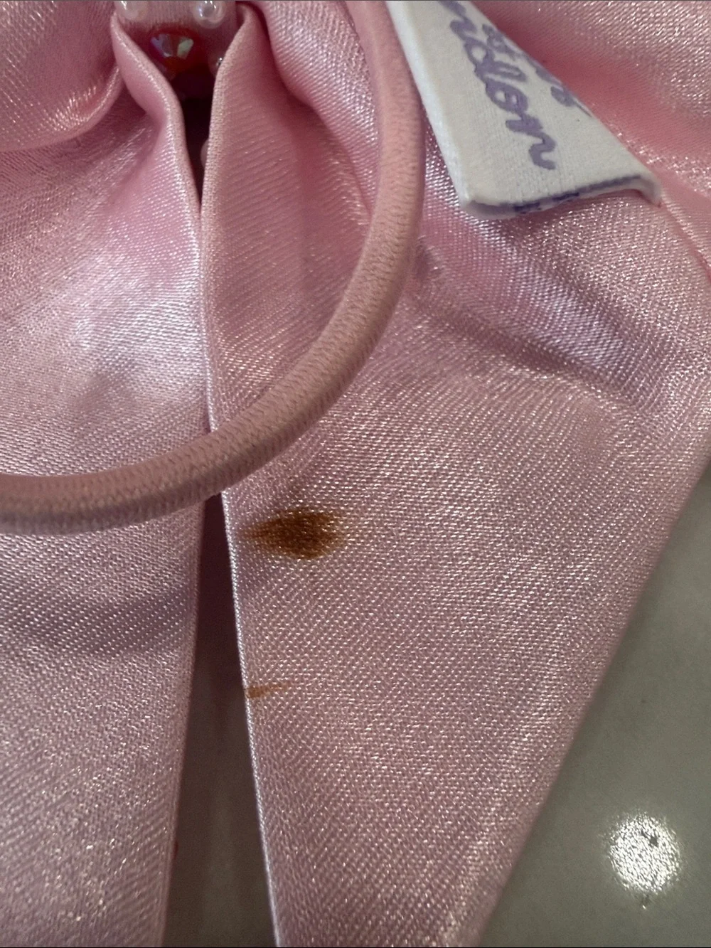 Pink Bows of London Cheer Bow with 'LOVE' Rhinestones